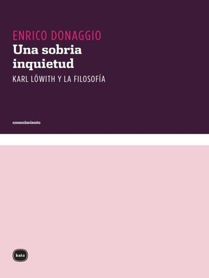 cover image of Una sobria inquietud
